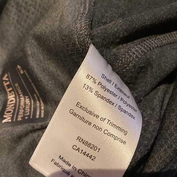 Mondetta Performace + Luxury leggings NWT Wintry Jaquard Black Camo size small - Picture 7 of 7